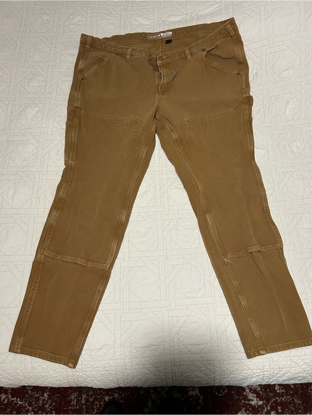 Carhartt Men's Workwear Jeans in Brown Tan